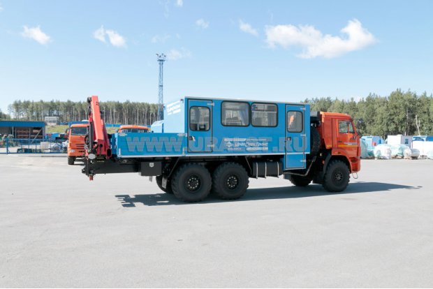 ГПА УСТ 54535 (16+2) КМУ PK-8500 Камаз 43118-50 сп.м