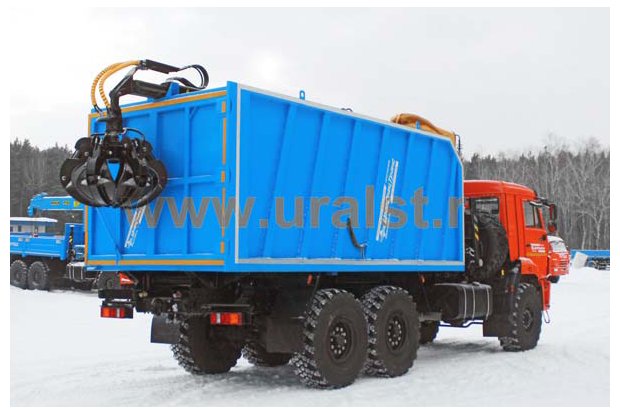 Автомобиль самосвал с КМУ VM10L74М (ломовоз)