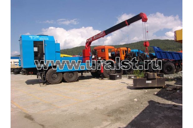 ГПА с КМУ UNIC UR-V503 УСТ 5453 Камаз 43118