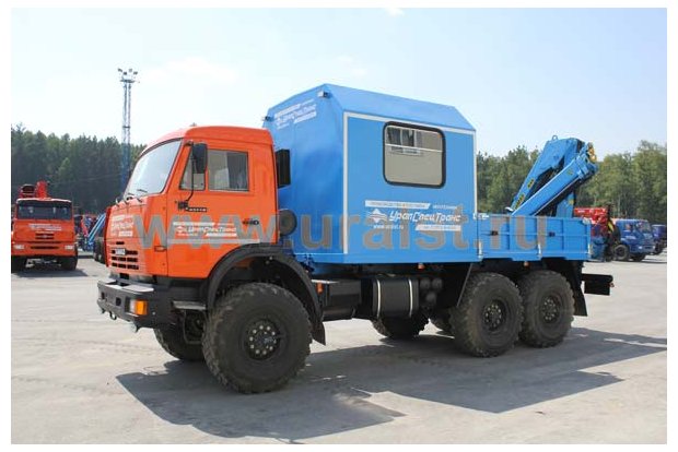 ТБМ с КМУ ИМ-95 УСТ 5453 Камаз 43118