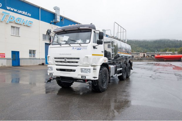 Автоцистерна АЦПТ-8-2НО УСТ 5453 Камаз 43118-50 нерж/нерж.насос, сп.м