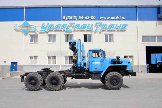 Седельный тягач с КМУ ИМ-150N УСТ 5453 Урал 4320-1951-60