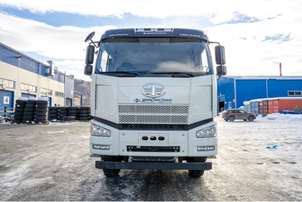 Бортовой автомобиль, УСТ 5453, с КМУ ИТ-200 (тросовый, люлька, бур)УСТ 5453 FAW 3250 (6Х6), КБ 4800 