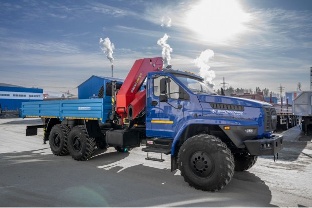 Автомобиль бортовой с КМУ ИМ-320 УСТ 5453 Урал NEXT 4320-72