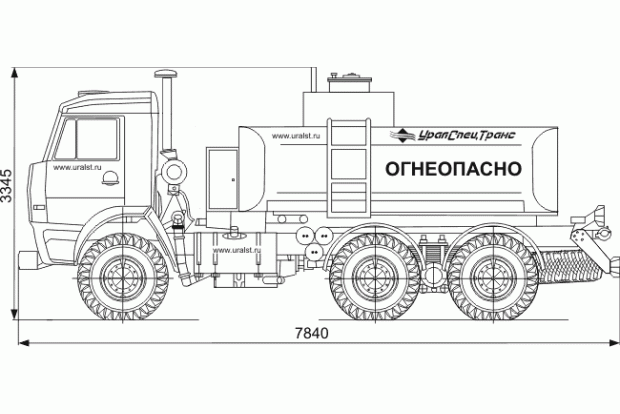 Автотопливозаправщик АТЗ-56152