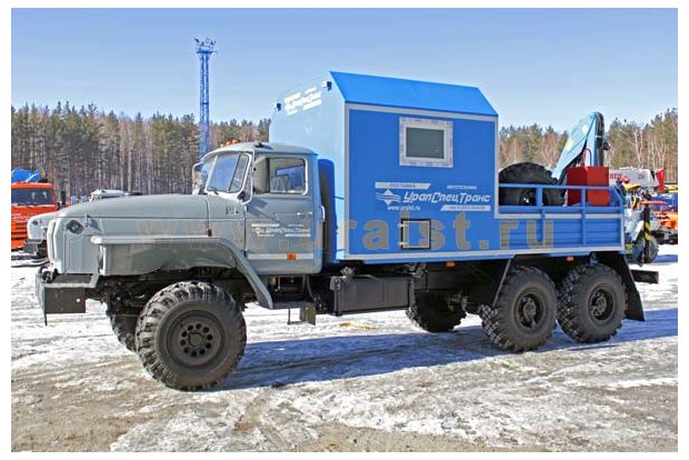 АНРВ с КМУ ИМ-55 УСТ Урал 4320-1951-60