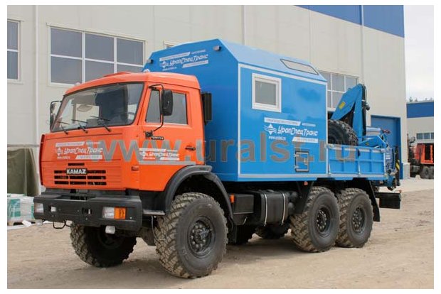 АРОК с КМУ ИМ-55 УСТ Камаз 5350-66(D5)