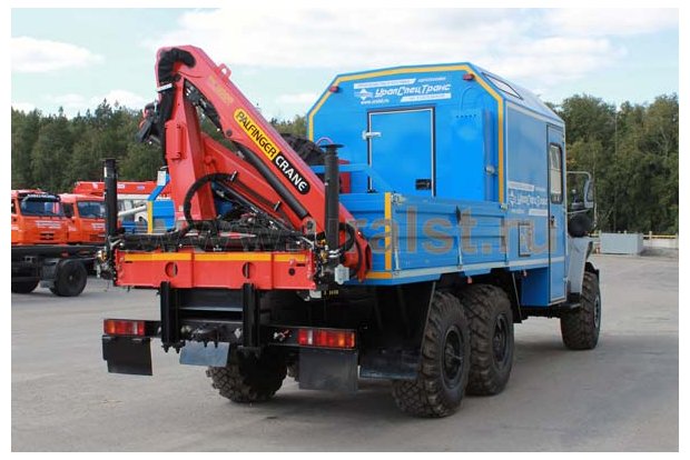 Фургон АРОК с КМУ Palfinger РK 8500