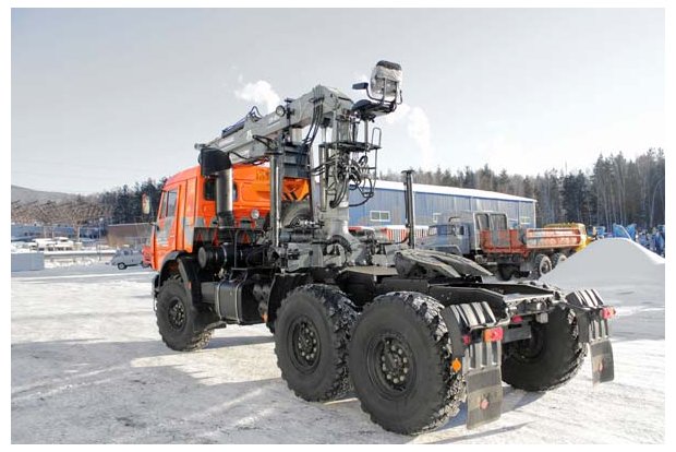 Седельный тягач с КМУ СФ-85С УСТ 5453 Камаз 53504 (44108)