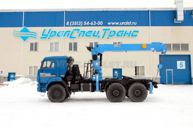 Седельный тягач с КМУ DongYang SS1926 УСТ 5453 Камаз 53504 (44108)