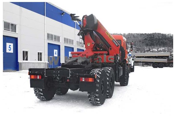 Седельный тягач с КМУ PK-23500А УСТ 5453 Камаз 43118