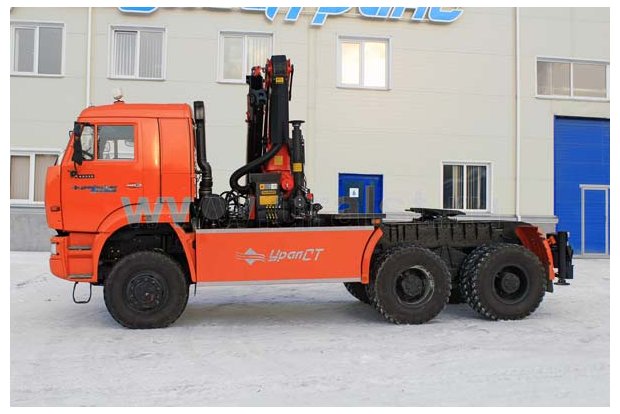 Седельный тягач с КМУ PK-30002А УСТ 5453 Камаз 65225
