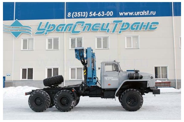 Седельный тягач с КМУ ИМ-95 УСТ 5453 Урал 5557-1151-60Е5