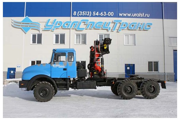 Седельный тягач с КМУ PK-23500А УСТ 5453 Урал 4320-58