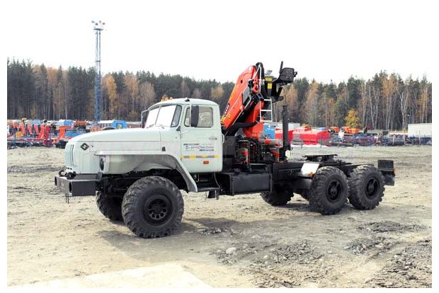 Седельный тягач с КМУ PK-23500А УСТ 5453 Урал 4320Е5