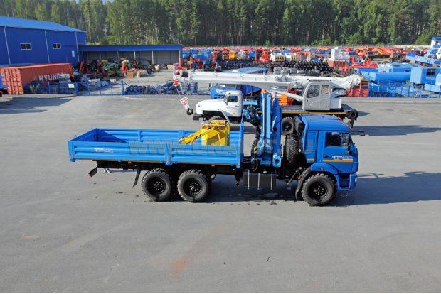 Бортовой с КМУ ИМ-240N-04 УСТ 5453 Камаз 43118 сп.м