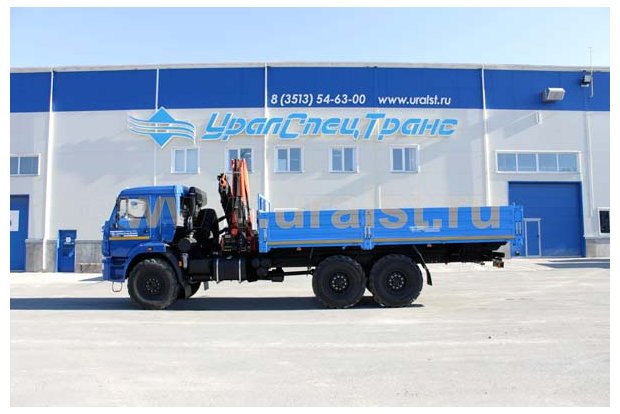 Бортовой автомобиль с КМУ Palfinger PK-23500А