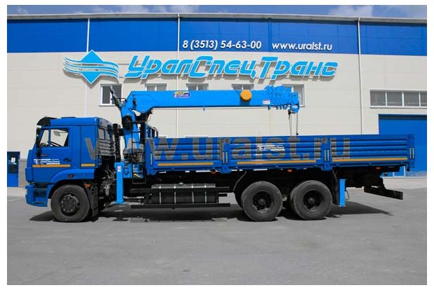 Бортовой с КМУ DongYang SS1926 УСТ 5453 Камаз 65117