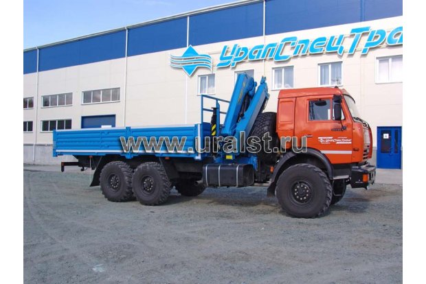Бортовой Камаз с КМУ ИМ-180