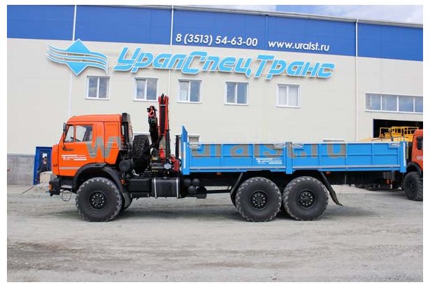 Бортовой с КМУ PK-15500А УСТ 54531 Камаз 43118-1098-10