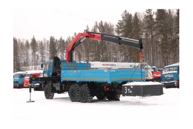 Бортовой с КМУ PK-23500А УСТ 54531 Камаз 43118-1098-10