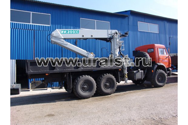 Бортовой с КМУ ИФ-300С Камаз 43118
