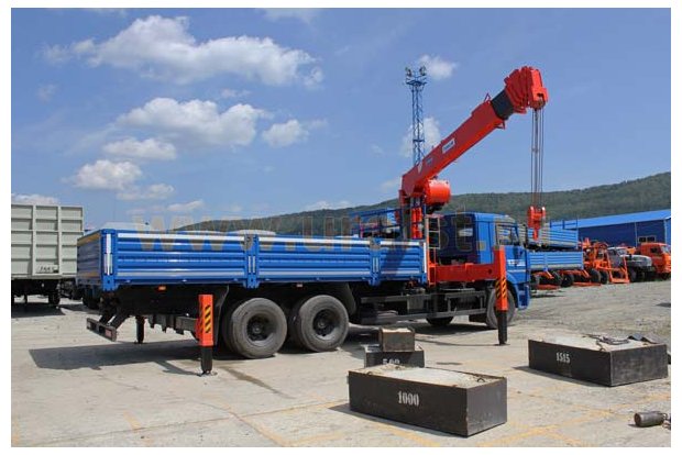 Бортовой с КМУ KS-2056 УСТ 54531 Камаз 65117