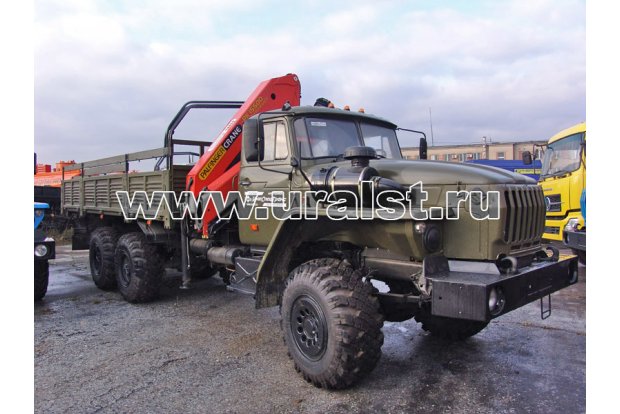 Бортовой с КМУ PK-15500А УСТ 5453 Урал 4320-1951-60