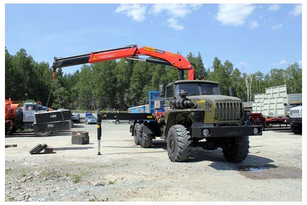 Бортовой с КМУ PK-23500А УСТ 5453 Урал 4320-1951-60