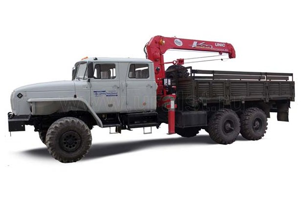 Бортовой с КМУ UNIC UR-V503 Урал 4320-60Е5