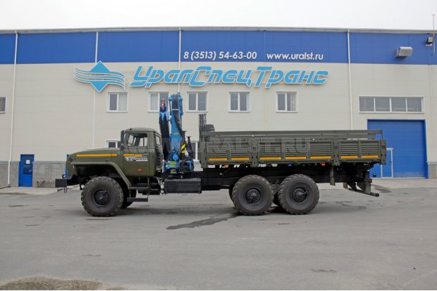 Бортовой с КМУ ИМ-240 Урал 4320