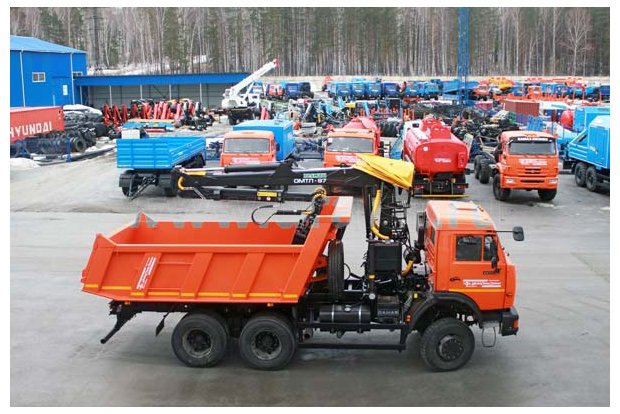 Самосвал с ОМТЛ-97 УСТ 54531 Камаз 65111-50