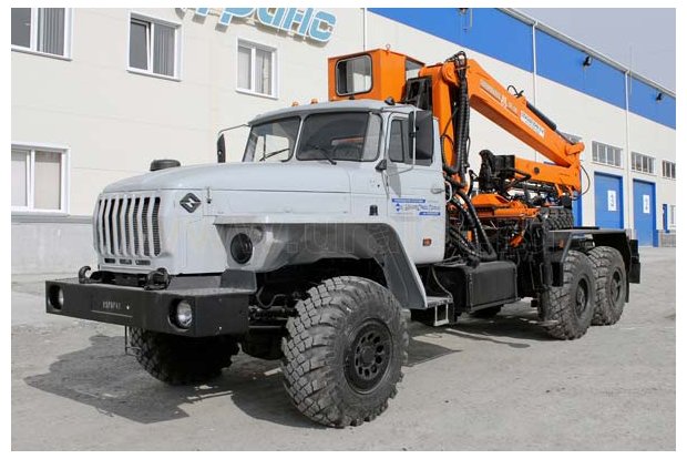 Погрузчик леса с ГМ СФ-140СТ УСТ 54532 Урал 4320