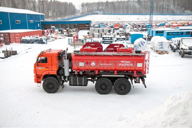 Автотопливозаправщик АТЗ-16-2 УСТ 5453 Камаз 65224-53 ППО-40 доработка под ДОПОГ