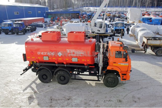 Автотопливозаправщик АТЗ-20-2 УСТ 54533Z Камаз 6522-53 доработка под ДОПОГ