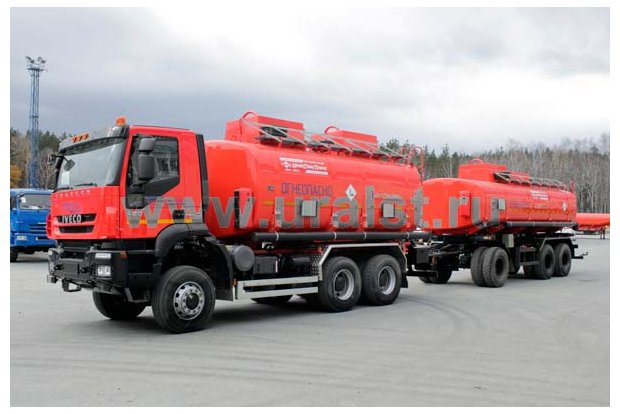 Автотопливозаправщик АТЗ-20-2 IVECO TRAKKER УСТ-5453UA с прицепом цистерной ПЦ-20 УСТ–94651