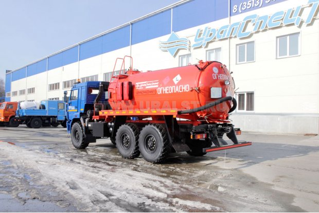 Автоцистерна вакуумная для нефтепродуктов АКН-10T-ОД КО УСТ 5453 Камаз 43118-50 термос, сп.м., доработка под ДОПОГ