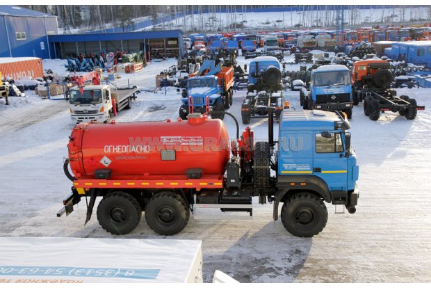 Автоцистерна АКН-10-ОД ВК УСТ-5453 на шасси Урал 5557-82М