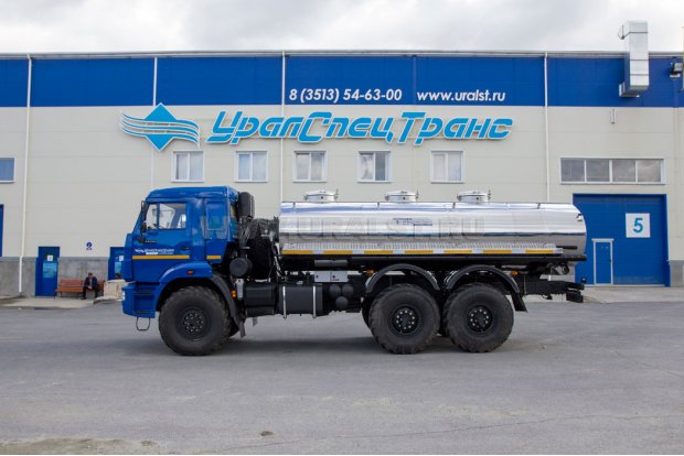 АЦПТ-9,5 нерж/нерж с насосом Камаз 43118