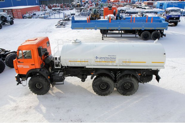 АЦПТ-9,5 нерж/нерж с насосом Камаз 43118