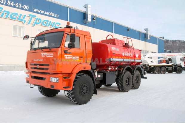 Автоцистерна бензовоз АЦ-10Б УСТ 5453 Камаз 43118 без насоса, доработка под ДОПОГ