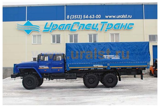 Бортовой Урал УСТ 5453 4320-1982-60Е5, тент