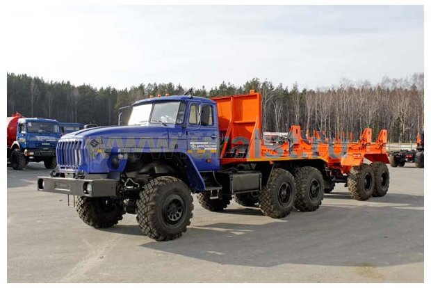 Трубоплетевозный автопоезд