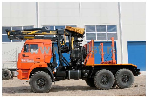 Лесовоз с ГМ ОМТЛ-97 Камаз 43118