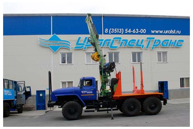 Лесовоз с ГМ Атлант 90 Урал 5557-72М
