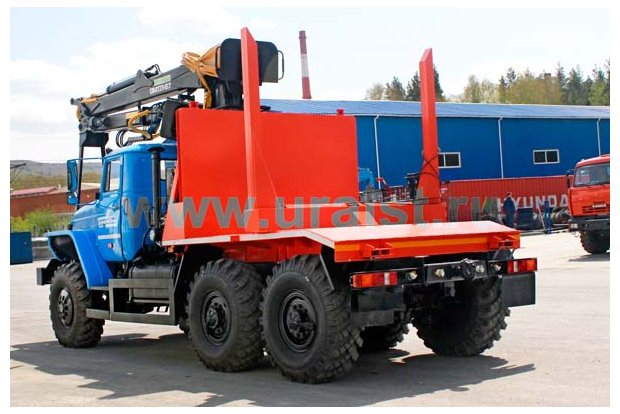 Лесовоз с ГМ ОМТЛ-97 Урал 5557-60