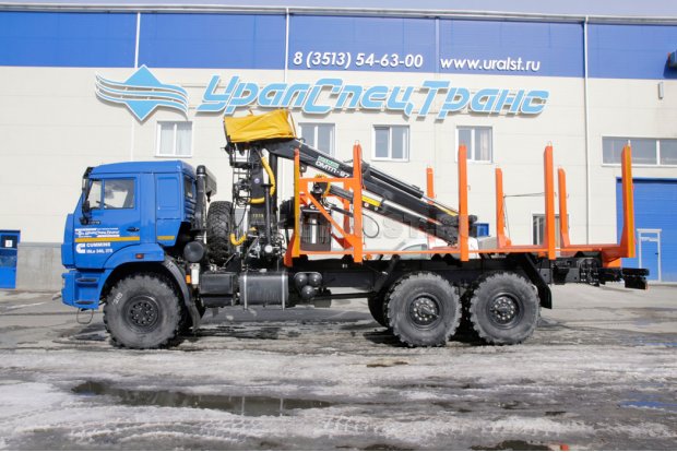 Сортиментовоз с ОМТЛ-97 Камаз 43118 (4400, CUMMINS 340, ZF)