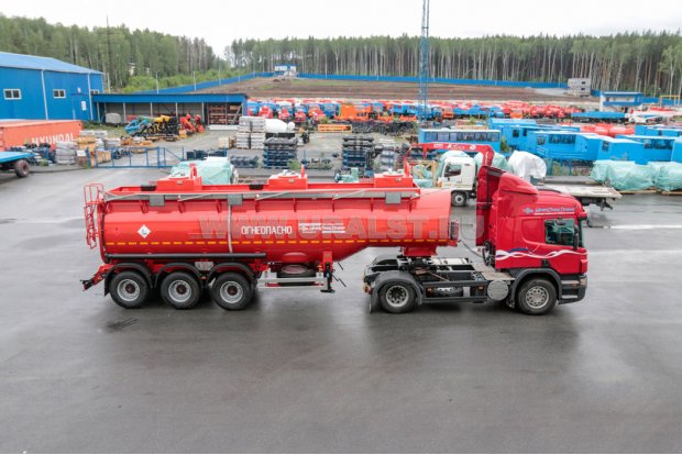ППЦ 28К-32-3 SAF УСТ 9465 безрамная, пневмоподвеска ССУ 1250