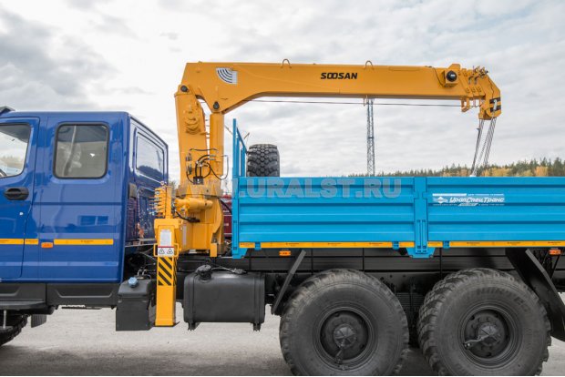 Кран-манипулятор SOOSAN SCS 524 (тросовый)