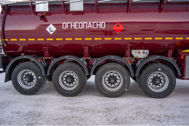 Оси полуприцепа